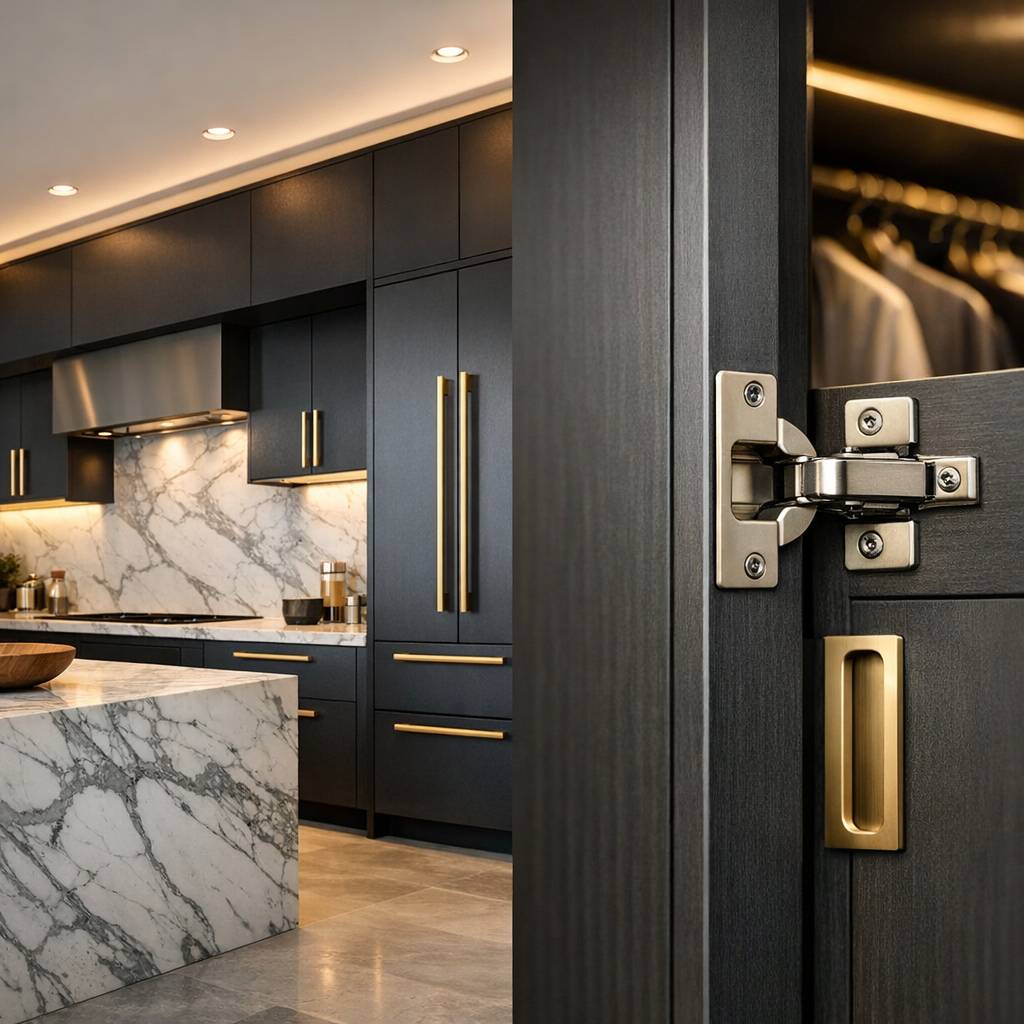 راهنمای خرید بهترین یراق آلات کابینت و کمد در سال 1405