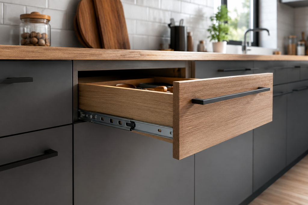 علت باز شدن خودکار کشوی کابینت