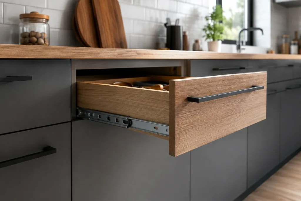 علت باز شدن خودکار کشوی کابینت